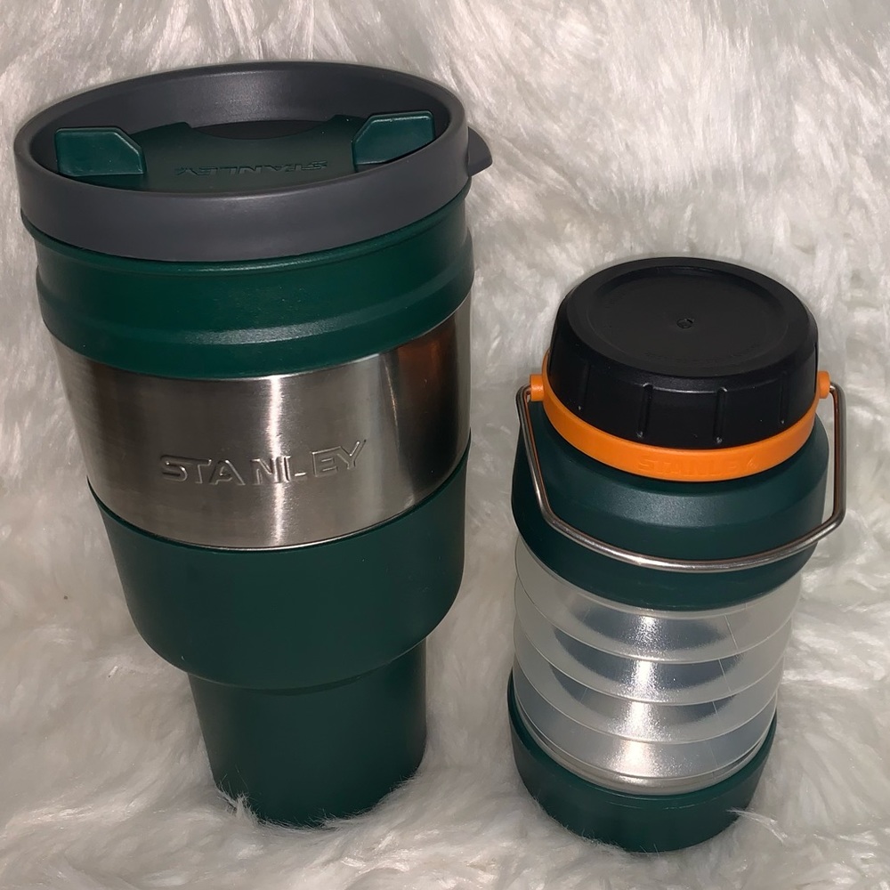 Stanley Utilty XL Travel Cup & Stanley Collapsible Bottle Bundle